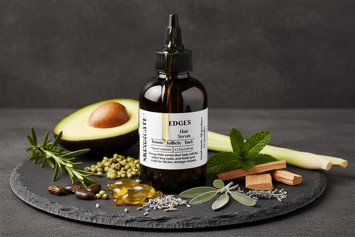 EDGES - HAIR GROWTH SERUM & SCALP MOISTURIZER - SKINDICATE