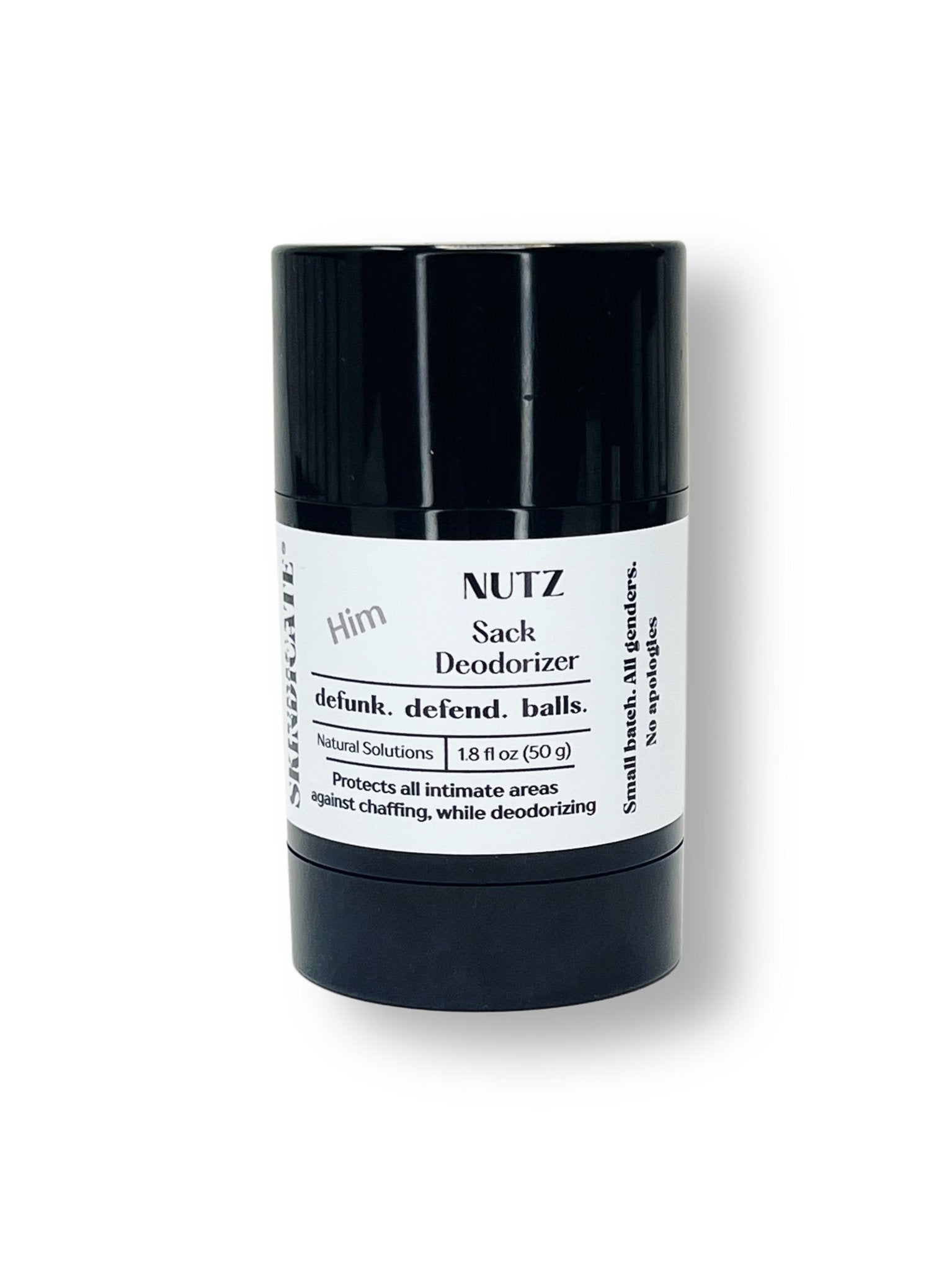 NUTZ - SACK DEODORIZER & CHAFING STICK - Skindicate Lab + Beauty