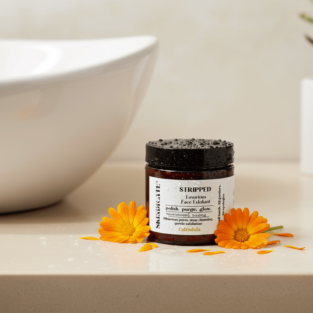 STRIPPED - FACE SCRUB (CALENDULA) - SKINDICATE