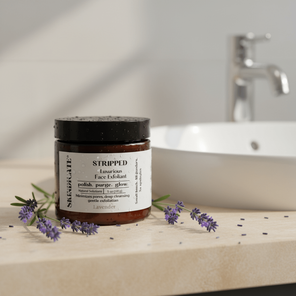 STRIPPED — GENTLE EXFOLIATING FACE SCRUB - SKINDICATE
