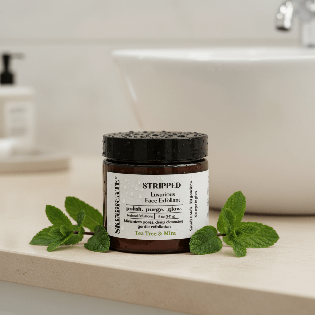 STRIPPED — GENTLE EXFOLIATING FACE SCRUB - SKINDICATE
