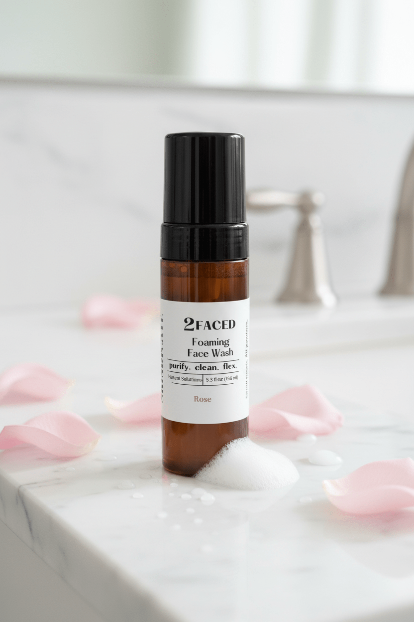 2FACED - FOAMING FACE WASH (ROSE) - SKINDICATE