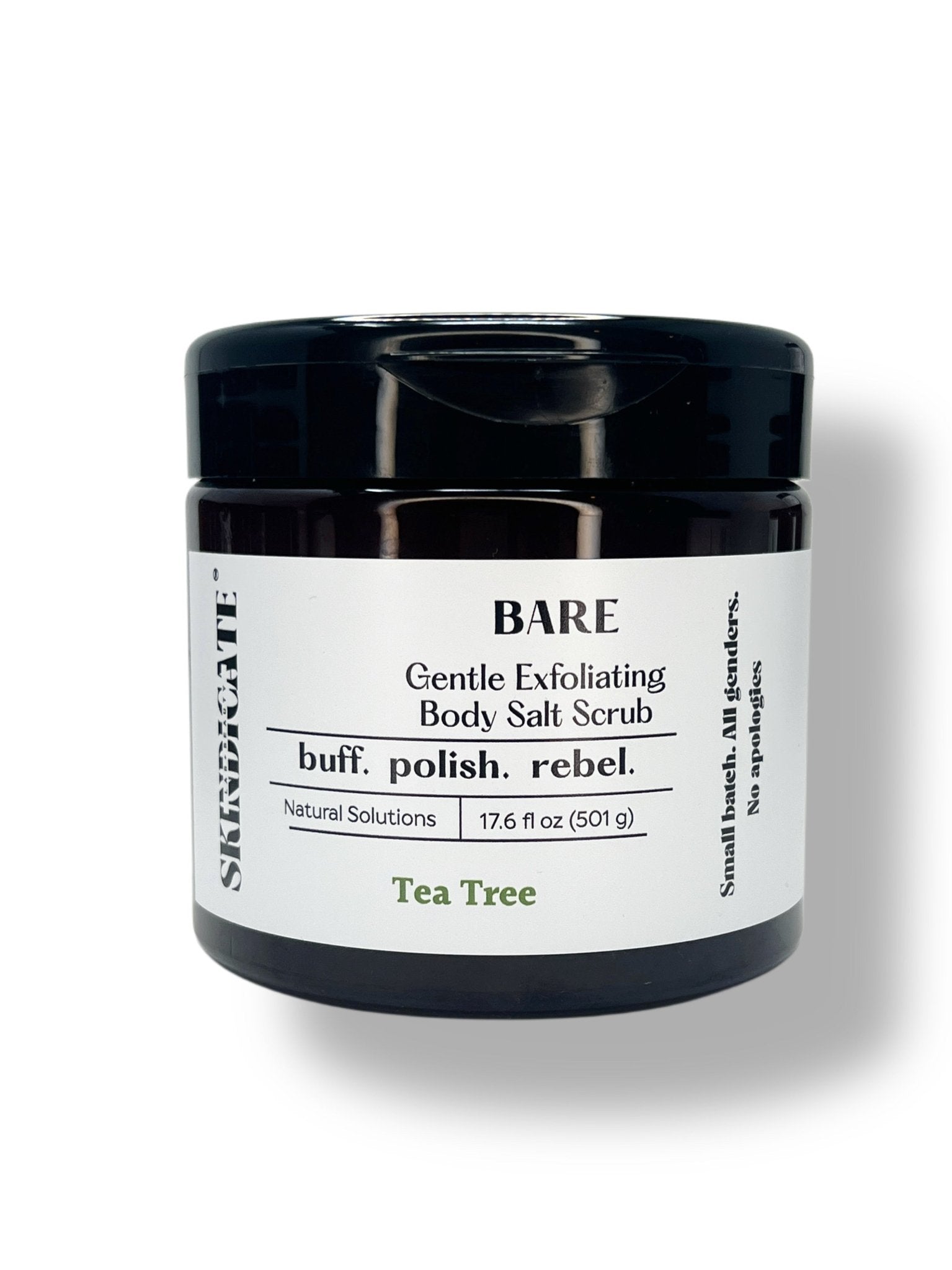 BARE - EXFOLIATING SALT BODY SCRUB - Skindicate Lab + Beauty