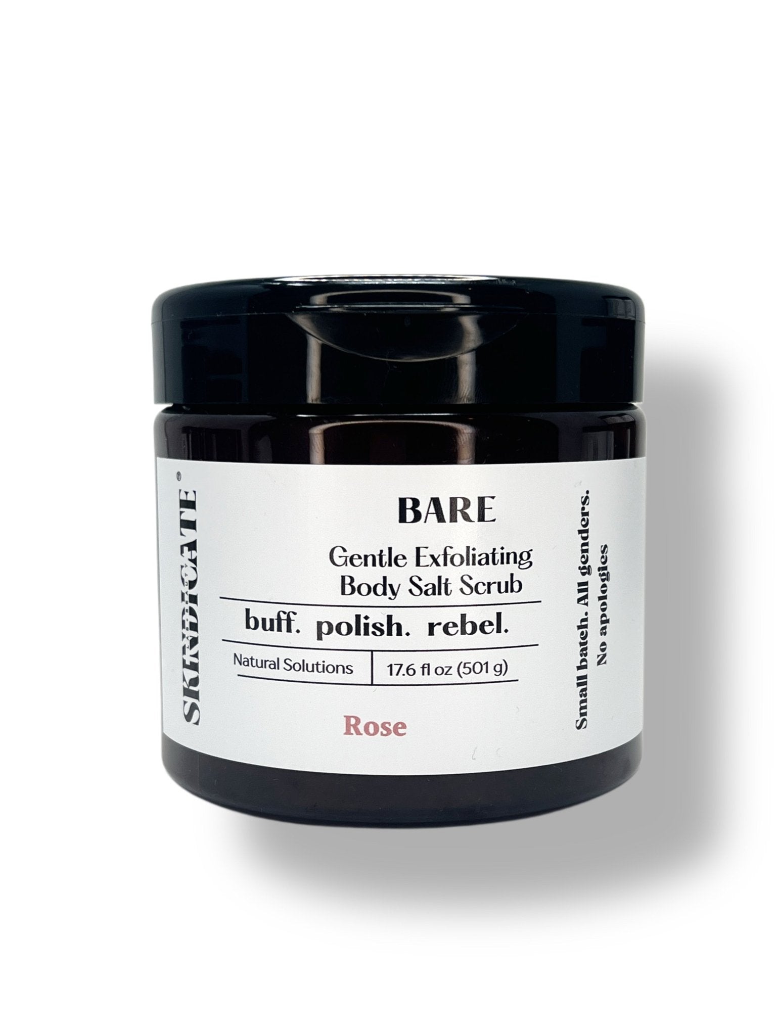 BARE - EXFOLIATING SALT BODY SCRUB - Skindicate Lab + Beauty