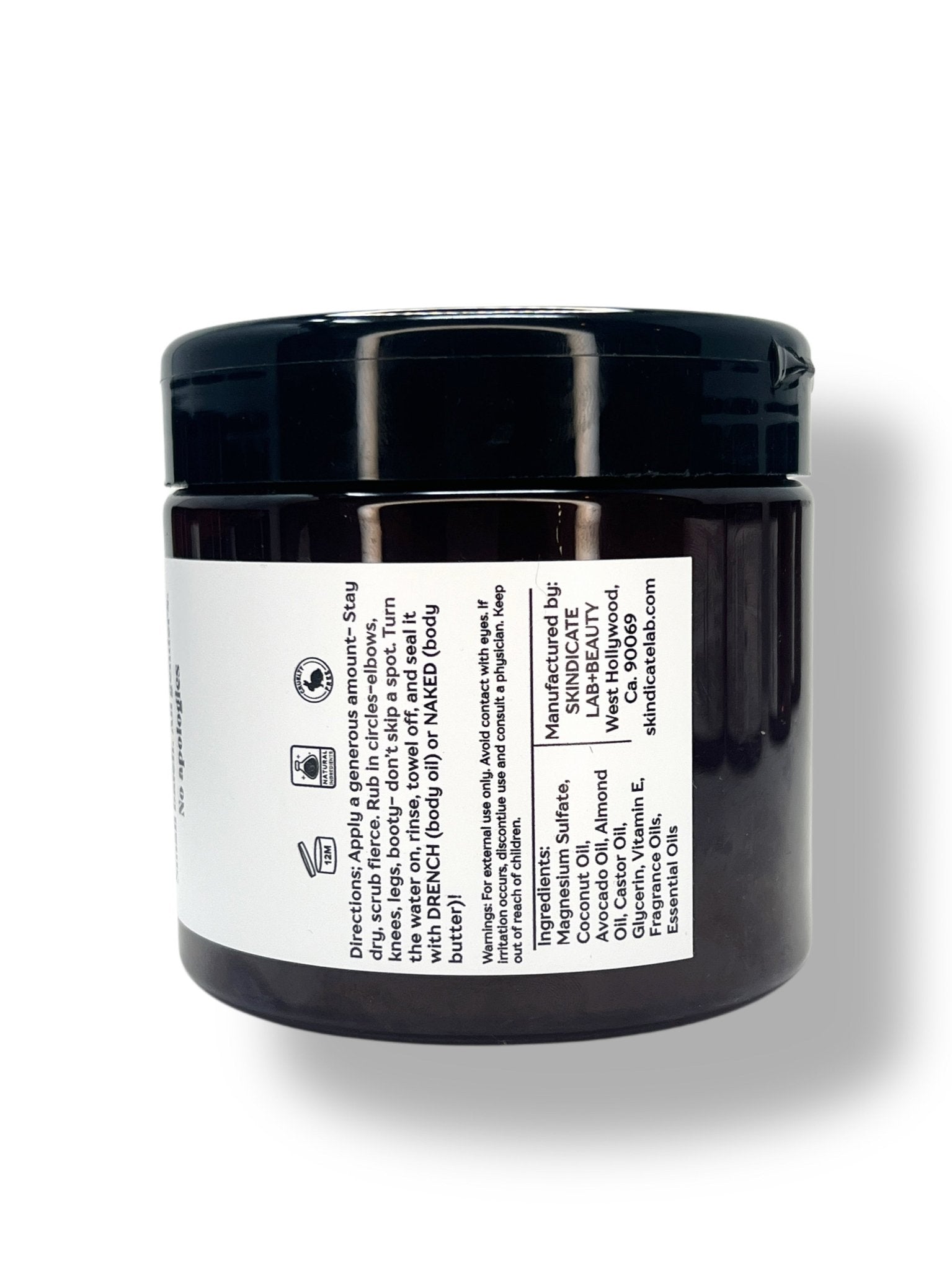BARE - EXFOLIATING SALT BODY SCRUB - Skindicate Lab + Beauty