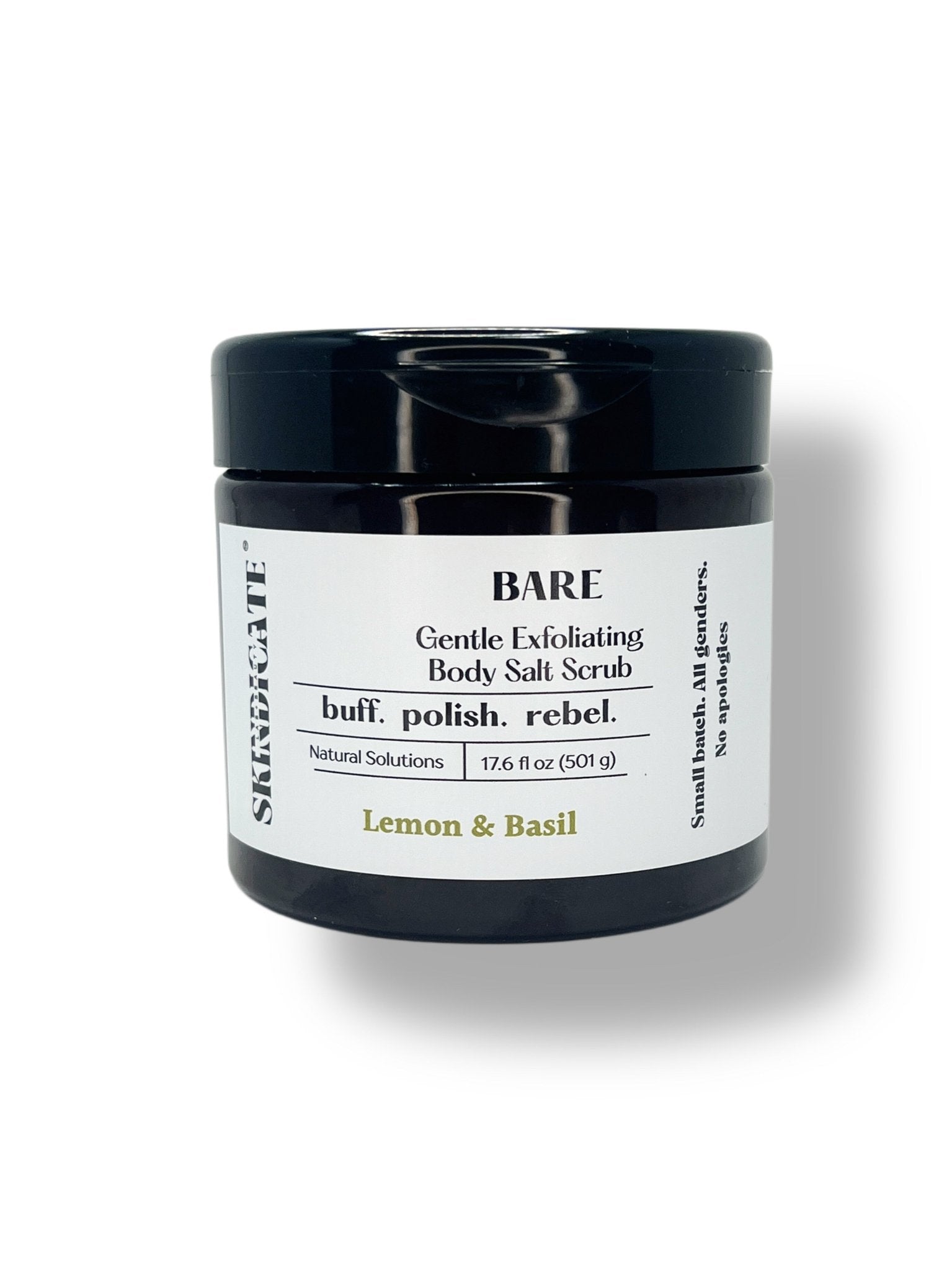 BARE - EXFOLIATING SALT BODY SCRUB - Skindicate Lab + Beauty