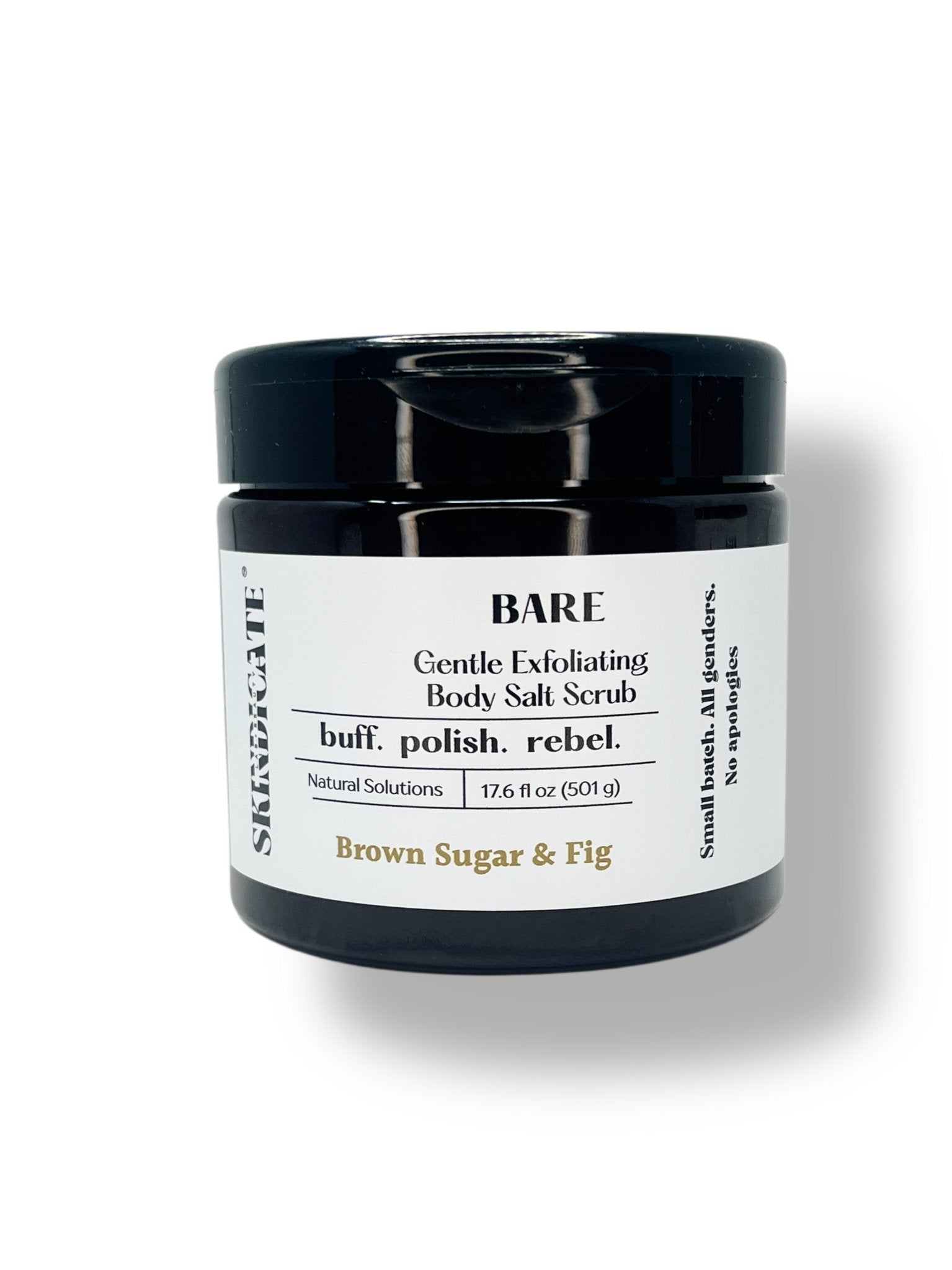 BARE - EXFOLIATING SALT BODY SCRUB - Skindicate Lab + Beauty