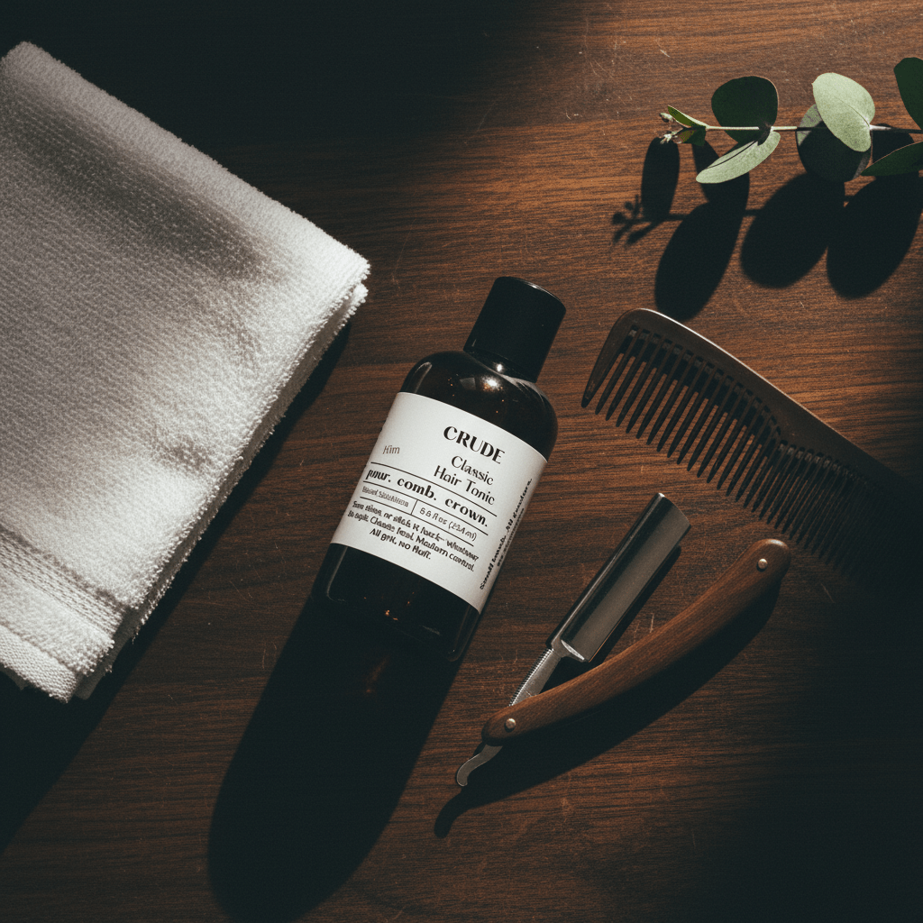 CRUDE - OLD SCHOOL BARBER HAIR TONIC - SKINDICATE