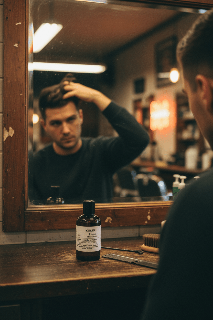 CRUDE - OLD SCHOOL BARBER HAIR TONIC - SKINDICATE