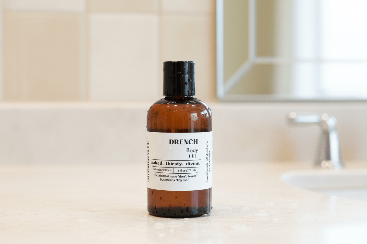DRENCH — MOISTURIZING BODY OIL - SKINDICATE