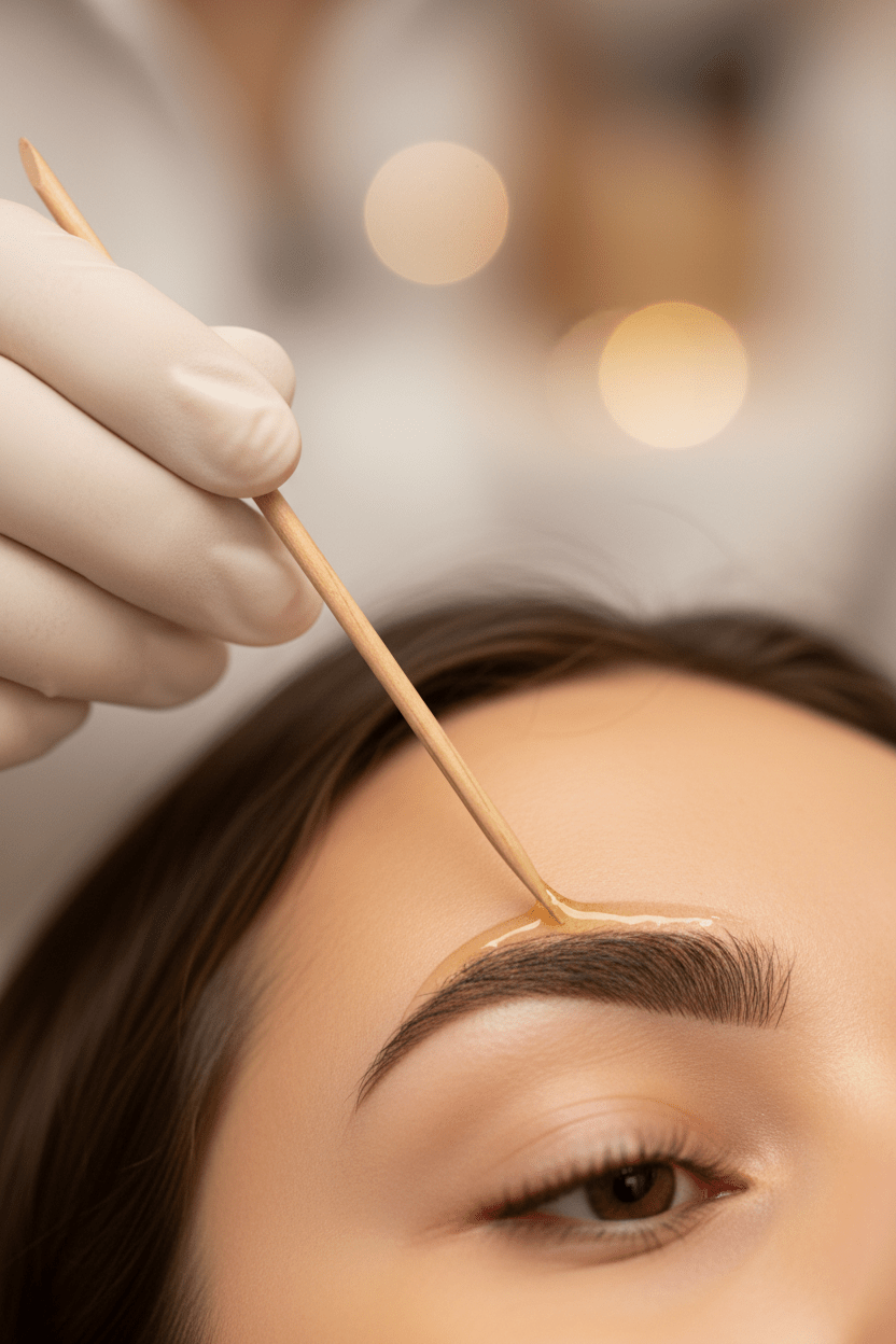 EYEBROW (ORANGE WOOD) WAXING STIX - SKINDICATE