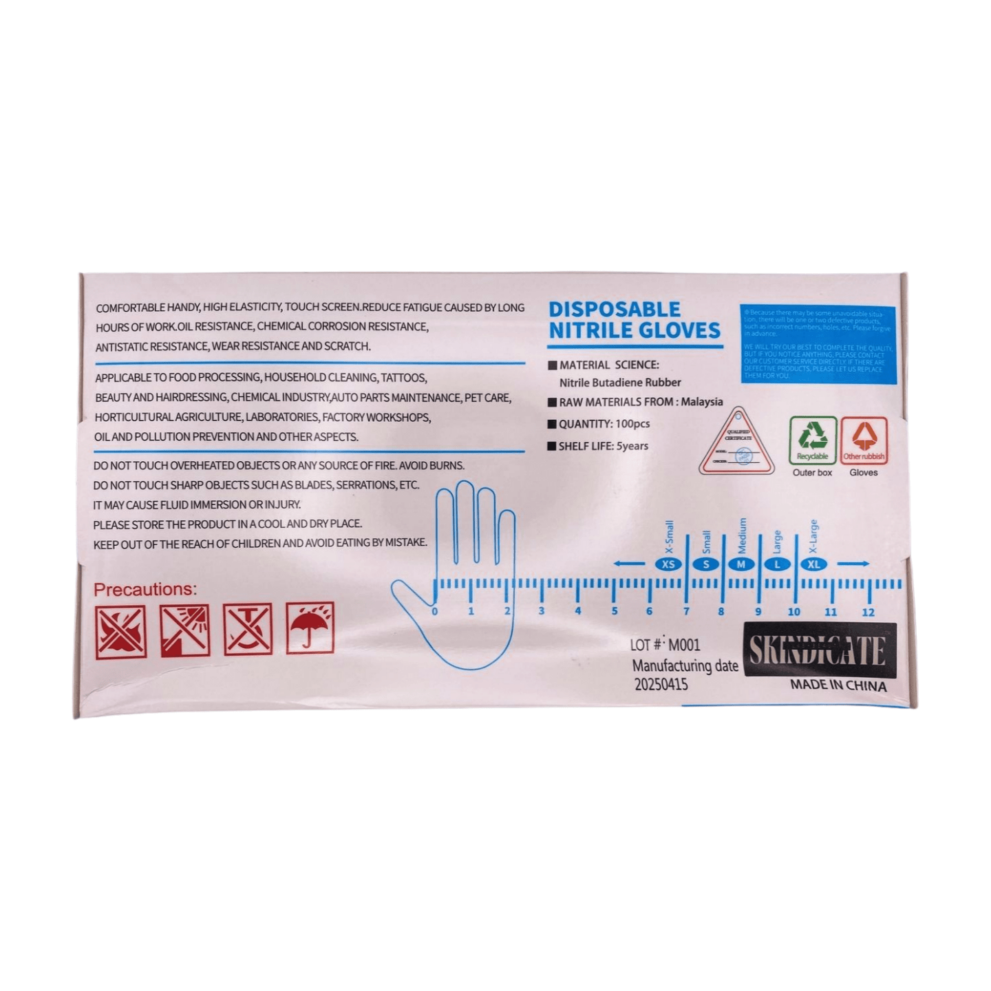 GLOVES (DISPOSABLE) - Skindicate Lab + Beauty