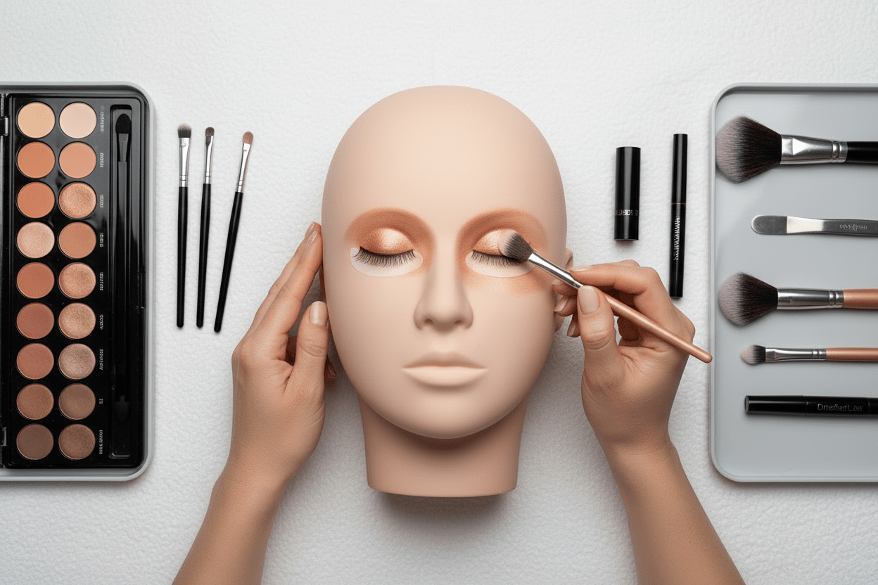 MANNEQUIN HEAD- LASH EXTENSIONS/MAKE UP APPLICATION - SKINDICATE