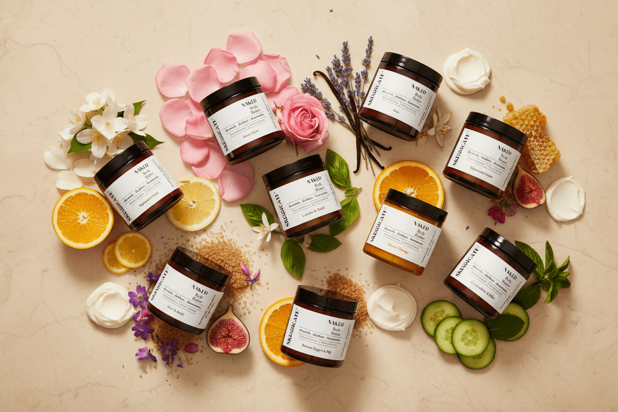 NAKED - BODY BUTTER (CUCUMBER & MINT) - SKINDICATE