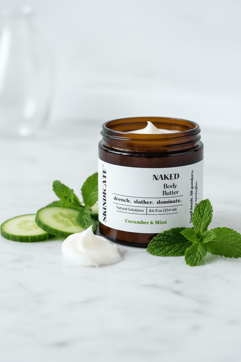NAKED - BODY BUTTER (CUCUMBER & MINT) - SKINDICATE