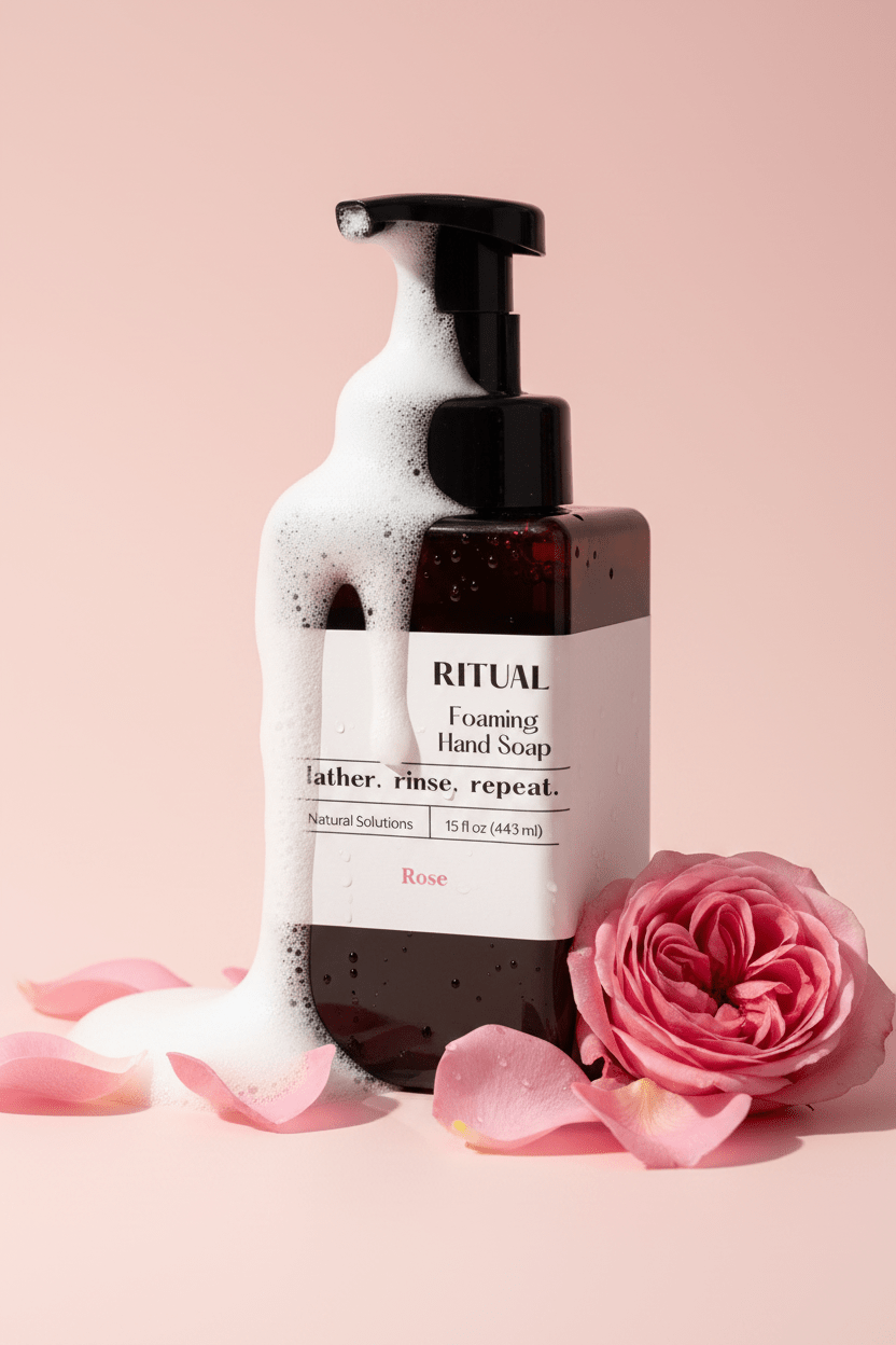 RITUAL - FOAMING HAND SOAP (ROSE) - SKINDICATE