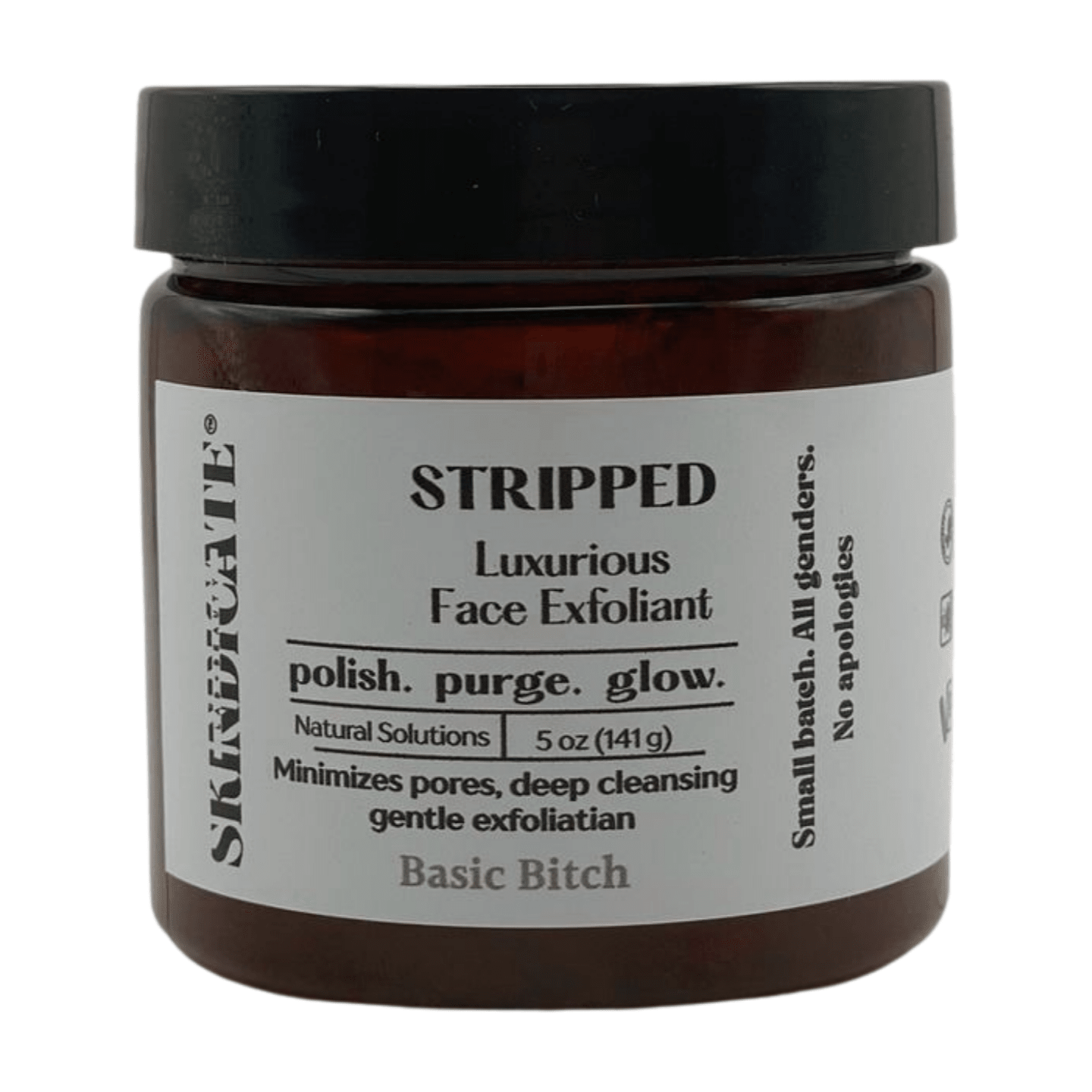 STRIPPED - gentle exfoliating face scrub skincare product by Skindicate