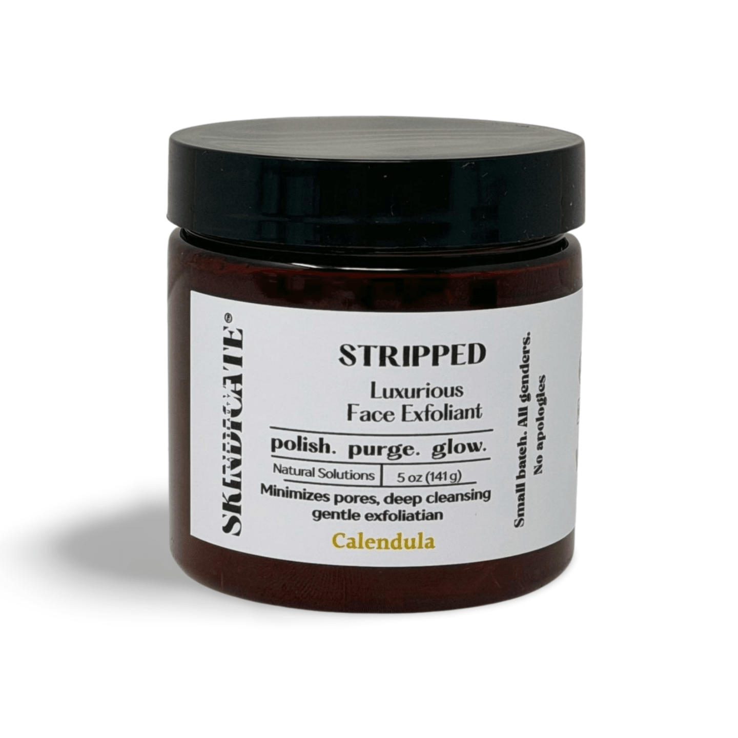 STRIPPED - CALENDULA - SKINDICATE gentle exfoliating face scrub skincare product