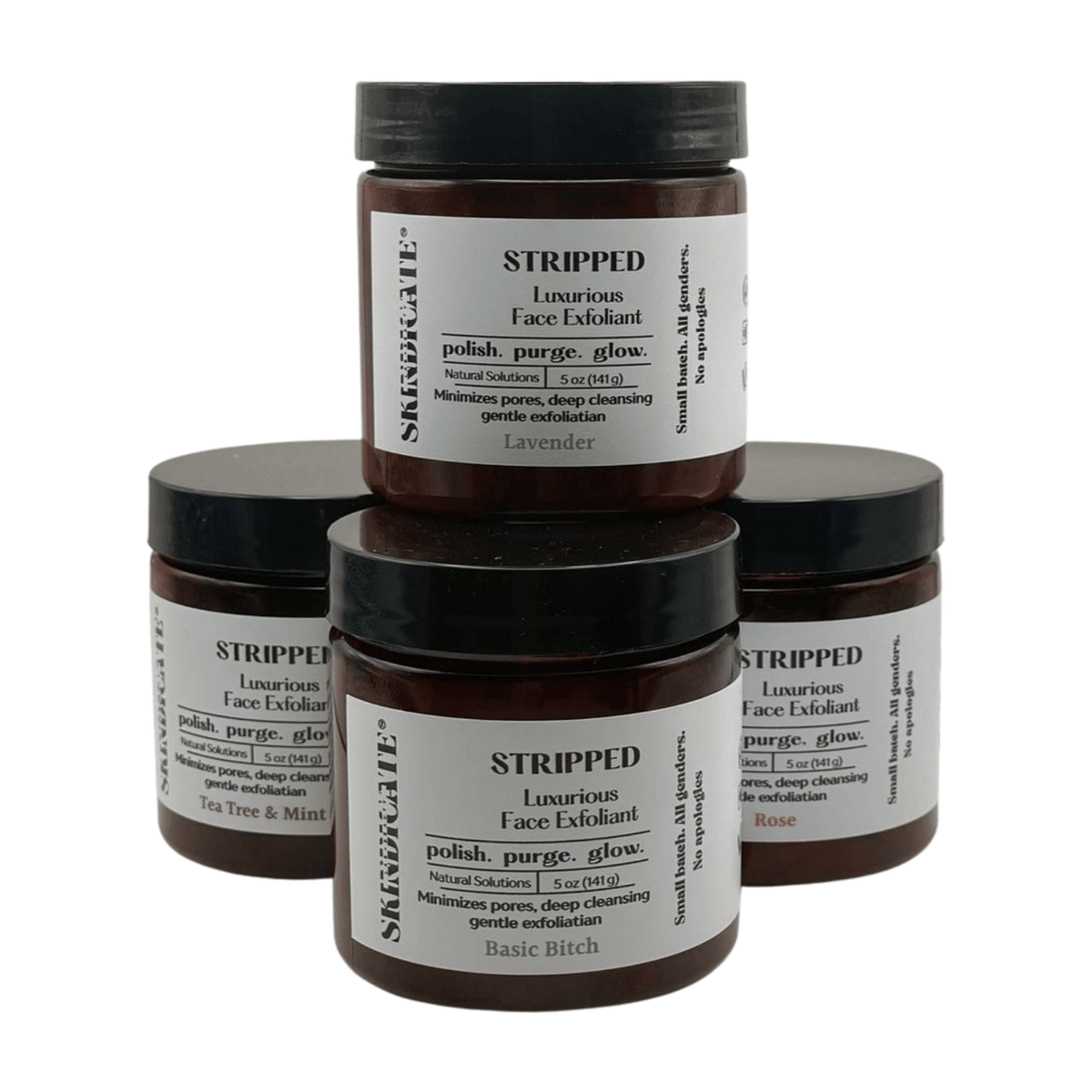 STRIPPED — GENTLE EXFOLIATING FACE SCRUB - SKINDICATE