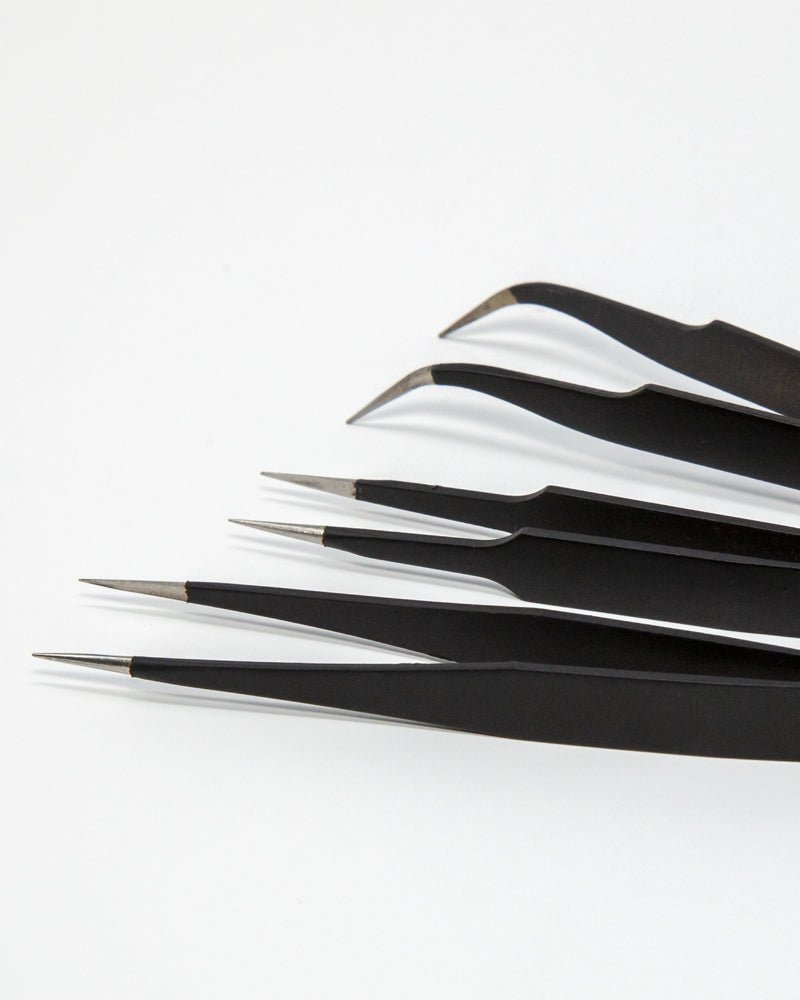 EYELASH EXTENSION CURVED APPLICATOR TWEEZER ESD - 15 - Skindicate Lab + Beauty